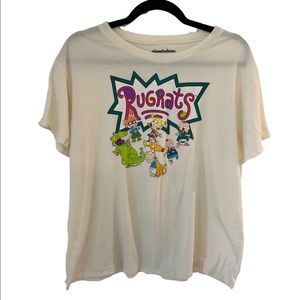 NICKELODEON | Rugrats White Graphic T-shirt 2X